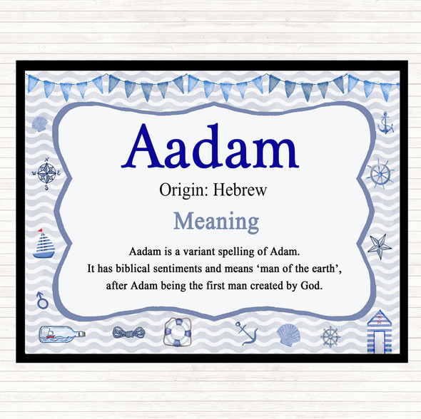 Aadam Name Meaning Mouse Mat Nautical