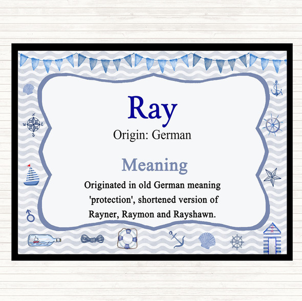 Ray Name Meaning Mouse Mat Nautical