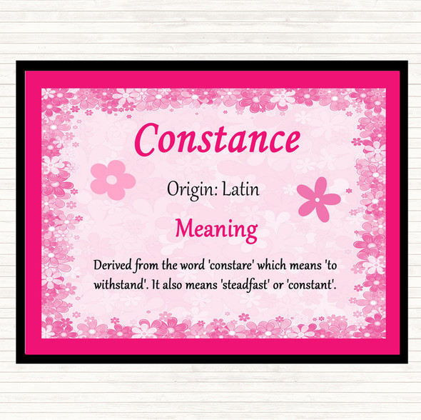 Constance Name Meaning Mouse Mat Pink