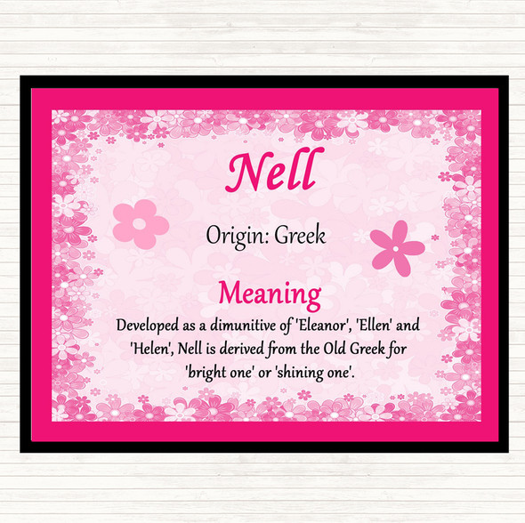 Nell Name Meaning Mouse Mat Pink
