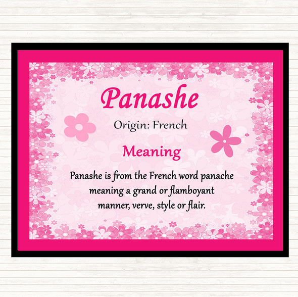 Panashe Name Meaning Mouse Mat Pink