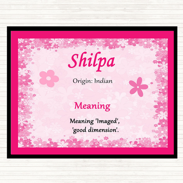 Shilpa Name Meaning Mouse Mat Pink