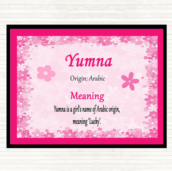 Yumna Name Meaning Mouse Mat Pink