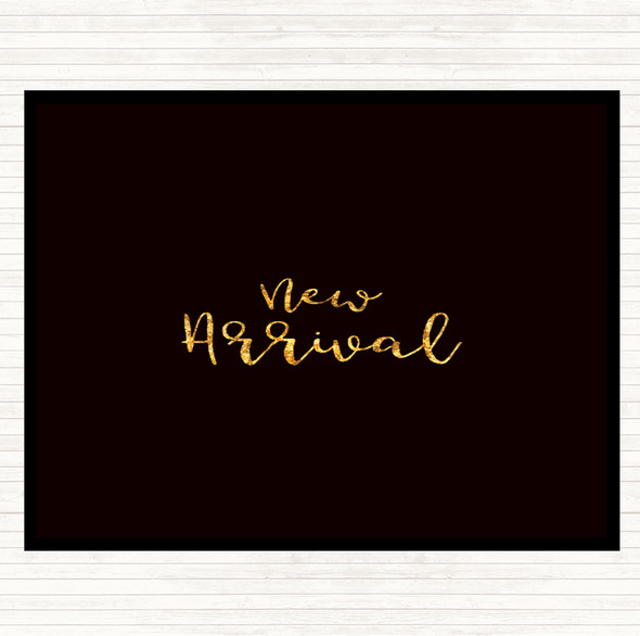 Black Gold New Arrival Quote Mouse Mat