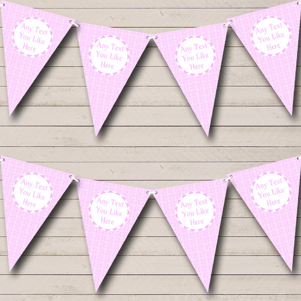 Pink Baby Girl Love Hearts Children's Birthday Party Bunting