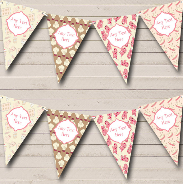 Cute Cake Baking Children's Birthday Party Bunting