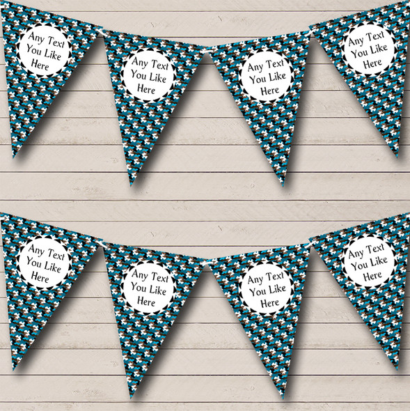 Blue Camouflage Army Soldier Children's Birthday Party Bunting