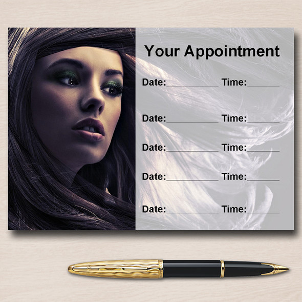 Hair Salon Mobile Hairdresser Personalised Appointment Cards