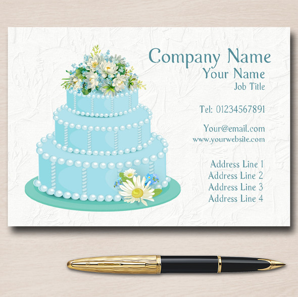 Blue Cake Personalised Business Cards