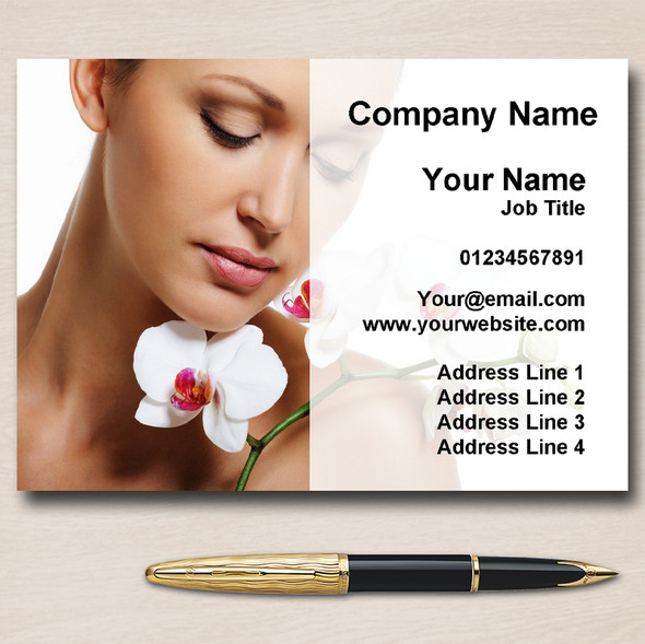 Beauty Massage Treatment Spa Salon Personalised Business Cards
