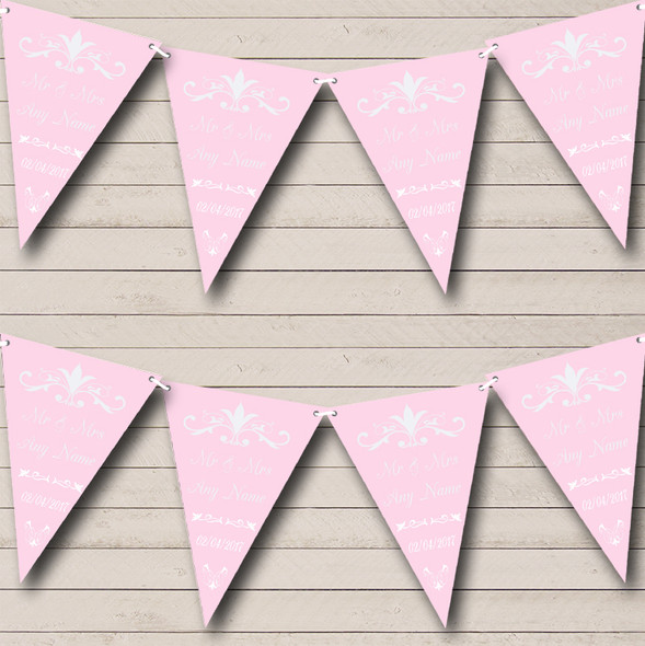 Regal Or Pale Pink Engagement Party Bunting