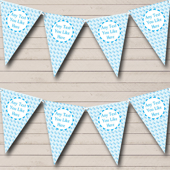 Baby Blue Dolphin Nautical Sailing Beach Seaside Themed Bunting