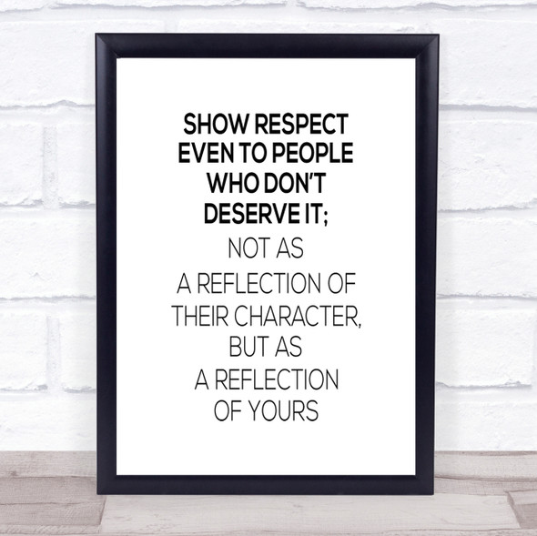 Reflection Of Yours Quote Print Poster Typography Word Art Picture