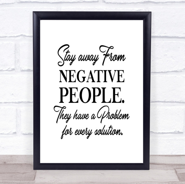 Every Solution Quote Print Poster Typography Word Art Picture