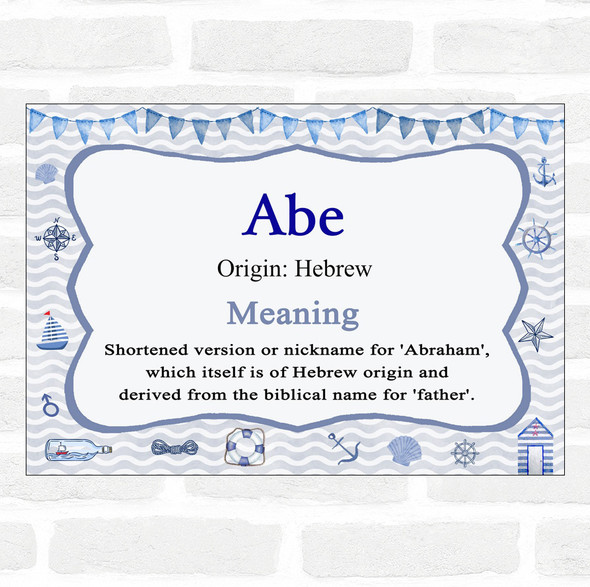 Abe Name Meaning Nautical Certificate