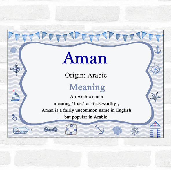 Aman Name Meaning Nautical Certificate