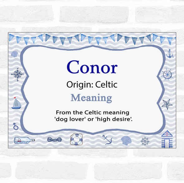 Conor Name Meaning Nautical Certificate