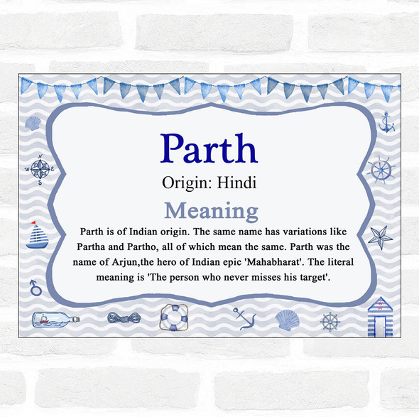 Parth Name Meaning Nautical Certificate