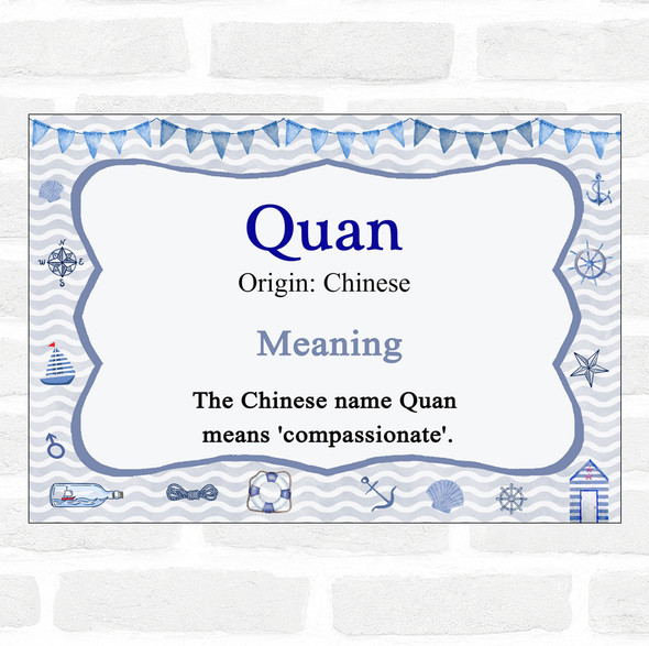 Quan Name Meaning Nautical Certificate