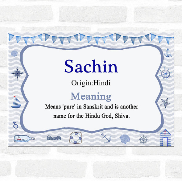 Sachin Name Meaning Nautical Certificate