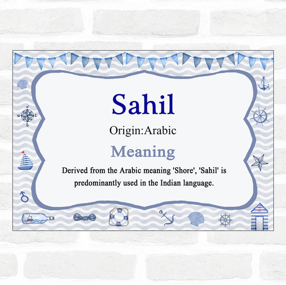 Sahil Name Meaning Nautical Certificate