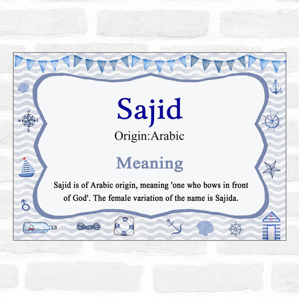 Sajid Name Meaning Nautical Certificate