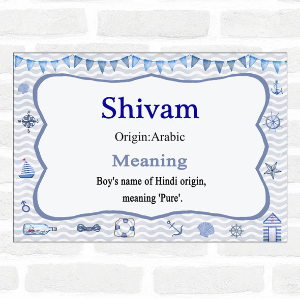 Shivam Name Meaning Nautical Certificate