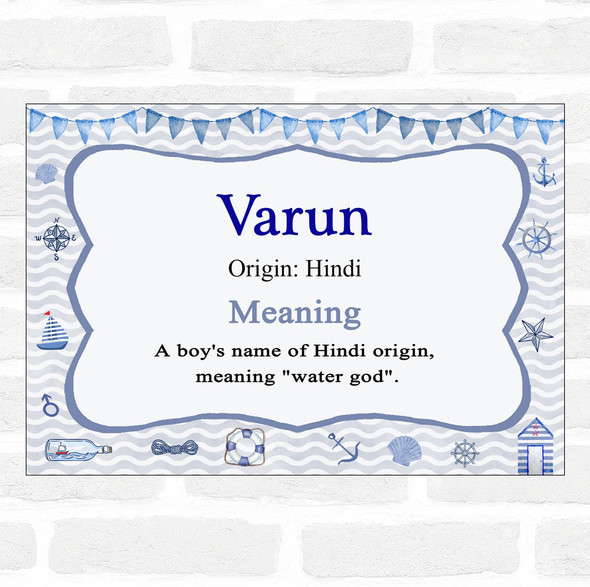 Varun Name Meaning Nautical Certificate