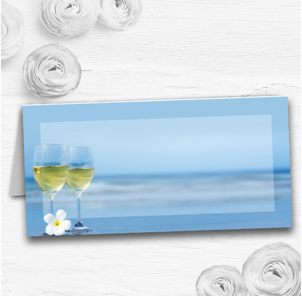 Wine On The Beach Wedding Table Seating Name Place Cards