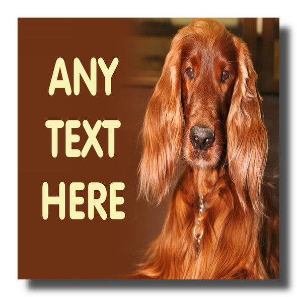 Irish Setter Dog Coaster