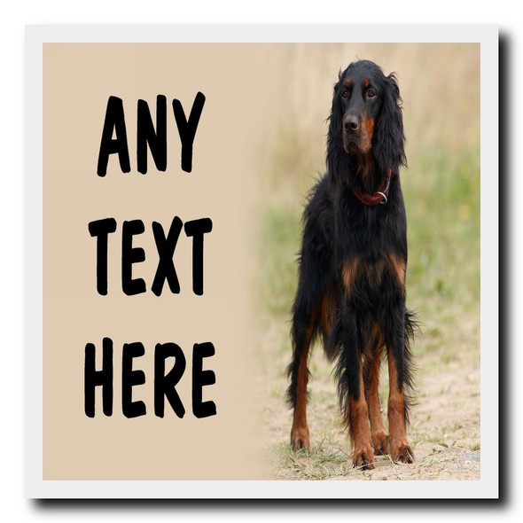 Gordon Setter Dog Coaster