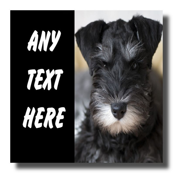 Schnauzer Dog Coaster