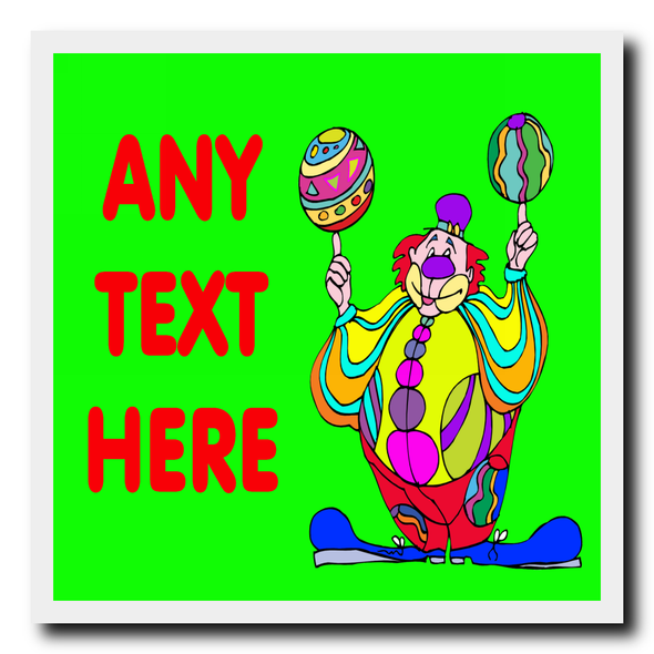 Green Clown Coaster
