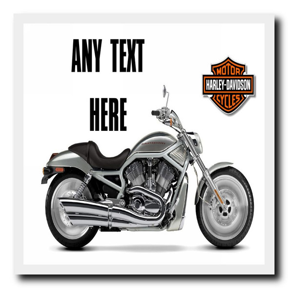 Harley Davidson Motorbike Coaster