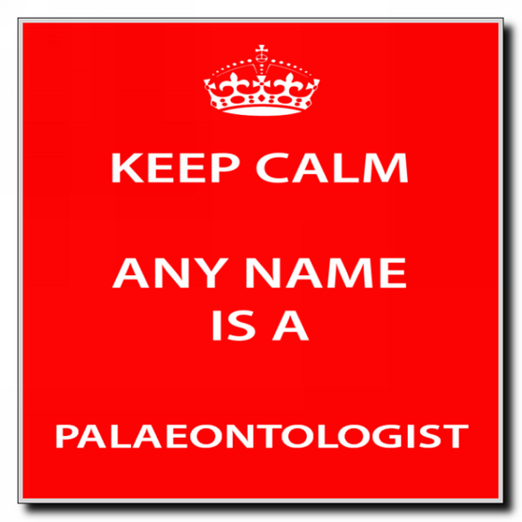 Palaeontologist Keep Calm Coaster