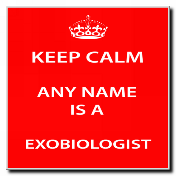 Exobiologist Keep Calm Coaster