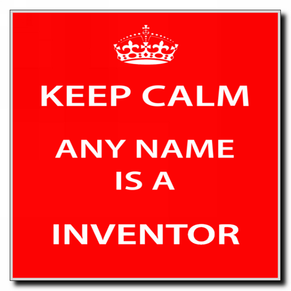 Inventor Keep Calm Coaster