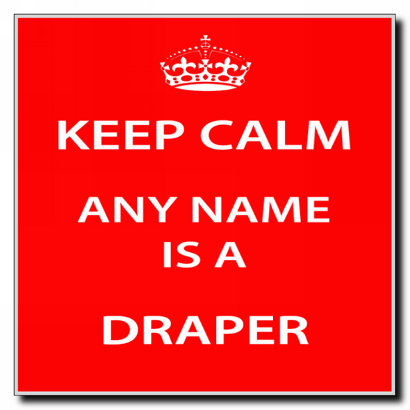 Draper Keep Calm Coaster