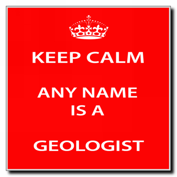 Geologist Keep Calm Coaster
