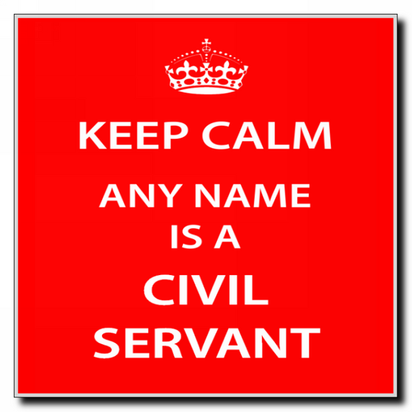 Civil Servant Keep Calm Coaster