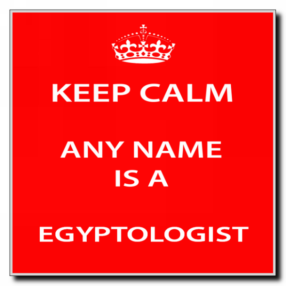 Egyptologist Keep Calm Coaster