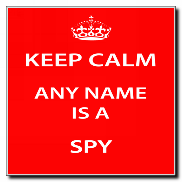 Spy Keep Calm Coaster