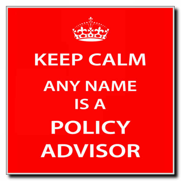 Policy Advisor Keep Calm Coaster
