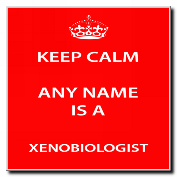 Xenobiologist Keep Calm Coaster