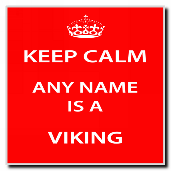 Viking Keep Calm Coaster
