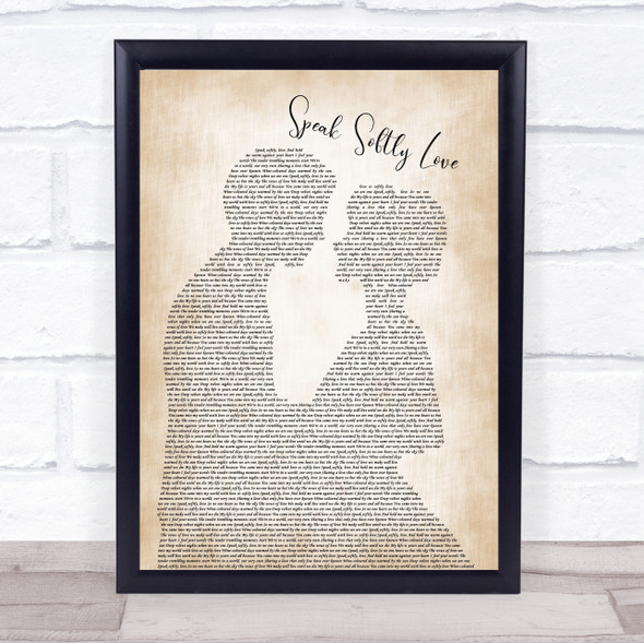 Andy Williams Speak Softly Love Man Lady Bride Groom Wedding Music Gift Poster Print