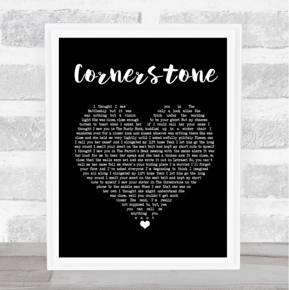 Arctic Monkeys Cornerstone Black Heart Music Gift Poster Print