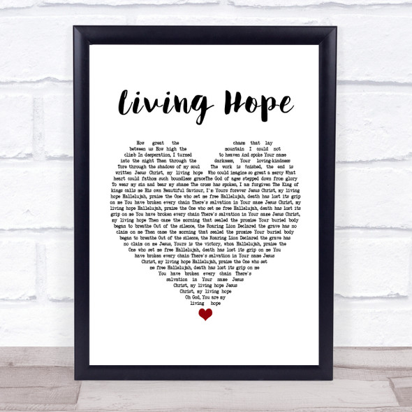 Phil Wickham Living Hope White Heart Music Gift Poster Print