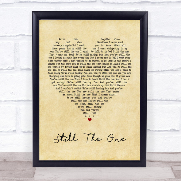Orleans Still The One Vintage Heart Music Gift Poster Print