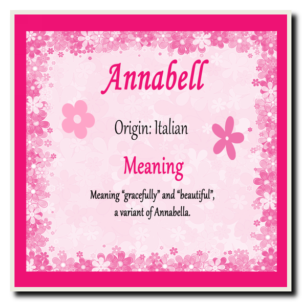 Annabell Name Meaning Coaster